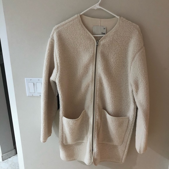 Wilfred Free Long Sherpa Liner Jacket 